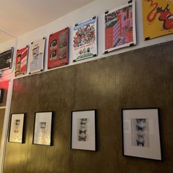 Front room vintage concert posters