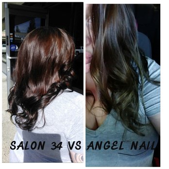 CR Beauty Studio - As you can see my hair was super green & I came to studio 34 and they fixed it ! - Hair Salons Near Me - San Jose, California CR Beauty Studio - As you can see my hair was super green & I came to studio 34 and they fixed it ! - Hair Salons Near Me - San Jose, California