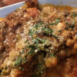 Guiseppes - Meat lasagna. Sorry for the bite missing along the bottom. It smelled too good for me to wait for a proper picture.