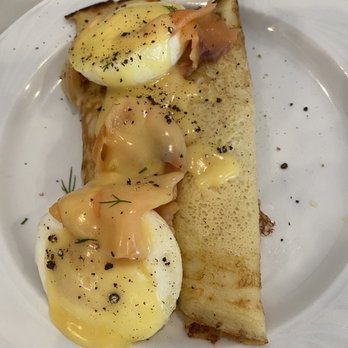The Bistro at La Tourelle - Smoked salmon crepe - New American Near Me - Ithaca, New York The Bistro at La Tourelle - Smoked salmon crepe - New American Near Me - Ithaca, New York