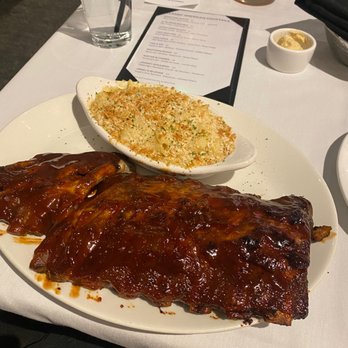 Stoney River - Baby back ribs with a side of Mac n cheese - Steakhouses Near Me - Annapolis, Maryland