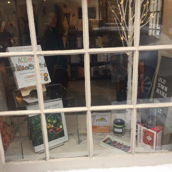 Old Town Books - Exterior window of the store with a cute display in it. - Bookstores Near Me - Alexandria, Virginia
