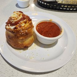 Pepperoni roll. Delicious! Highly recommend!
