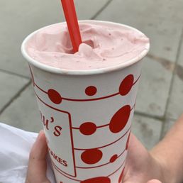 Large raspberry shake.