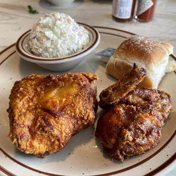 Dinah's Chicken - Thigh and wing with pineapple cole slaw - Chicken Shop Near Me - Glendale, California