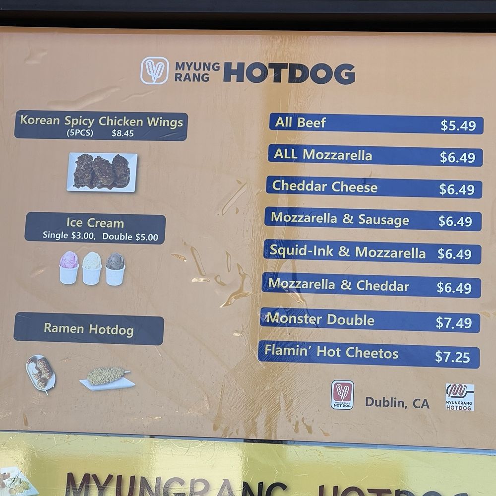 Myungrang Hotdog - Menu - Korean Near Me - Dublin, California Myungrang Hotdog - Menu - Korean Near Me - Dublin, California