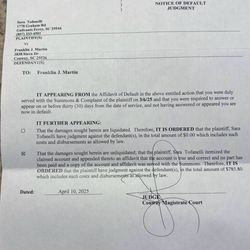 Don”t Do It Yourself Lawn Care - Another photo of the judgement he owes me.
