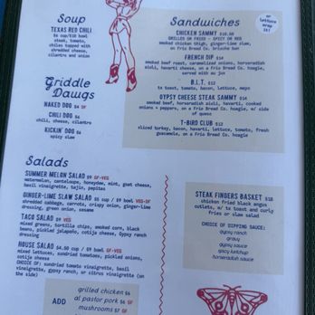 Gypsy Sally’s - Soups n salads - Burgers Near Me - Leakey, Texas