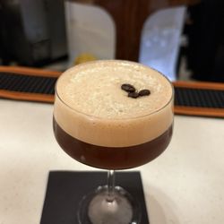 MOON BAR Lounge & Lobby Bar - Espresso Martini made with local Ron Del Barrilito rum