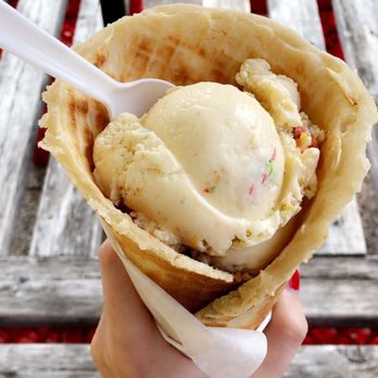 Pumphouse - Fruity pebble rice Krispy ice cream inside a waffle cone!! - Ice Cream & Frozen Yogurt Near Me - Fenton, Michigan Pumphouse - Fruity pebble rice Krispy ice cream inside a waffle cone!! - Ice Cream & Frozen Yogurt Near Me - Fenton, Michigan