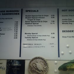 Stanley's Fish & Chips - Take out menu2