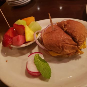 Foxy's Restaurant - Veggie burger with fruit! - Diners Near Me - Glendale, California Foxy's Restaurant - Veggie burger with fruit! - Diners Near Me - Glendale, California