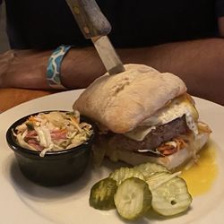 Huge juicy burger
