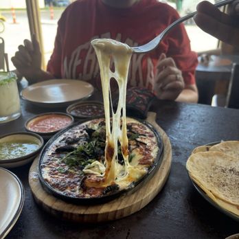 Tacos X Mezcal - Skillet Queso Fundido - Tacos Near Me - Tulsa, Oklahoma Tacos X Mezcal - Skillet Queso Fundido - Tacos Near Me - Tulsa, Oklahoma