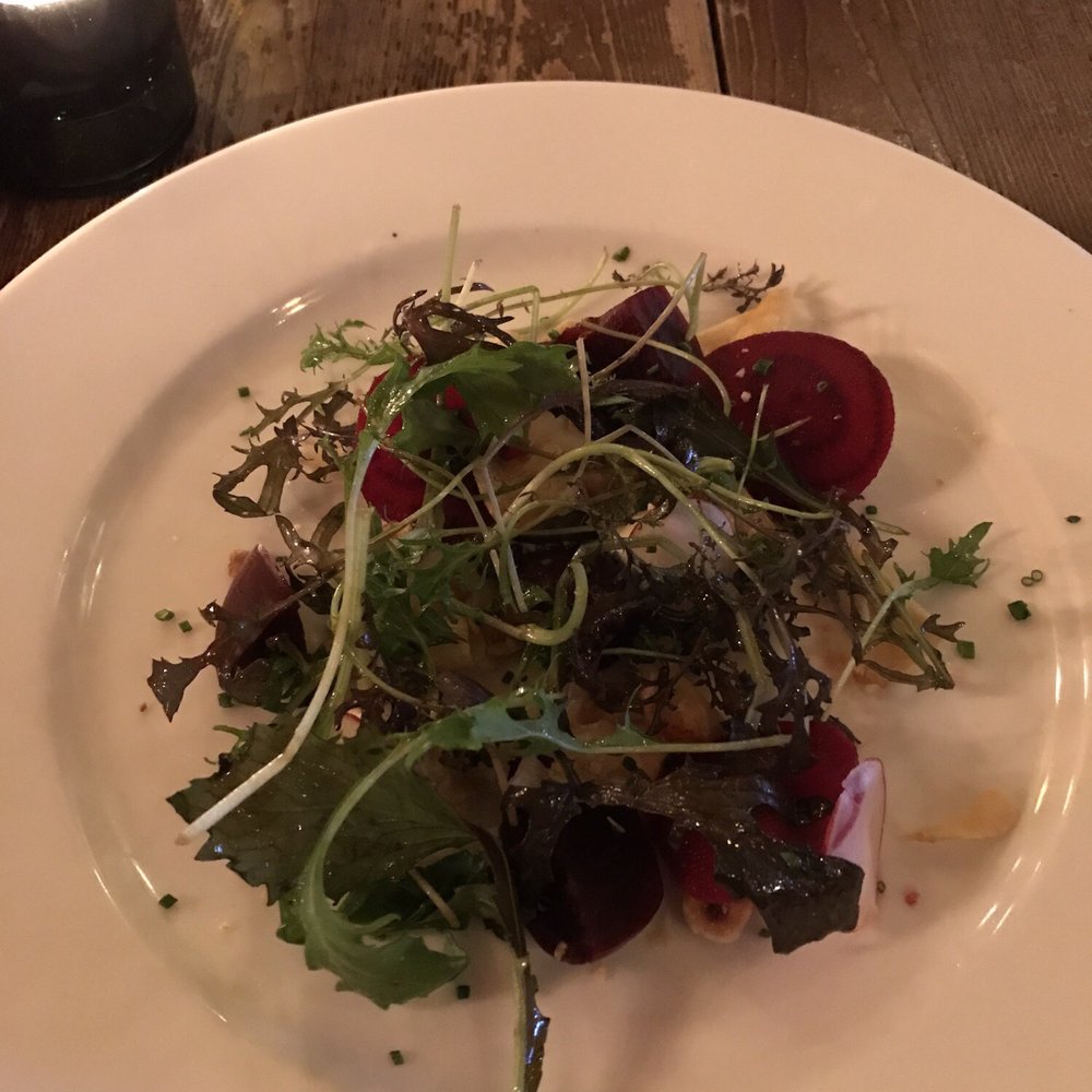 The Old Spot - Beetroot, ricotta, hazelnut, and artichoke salad. - Bars Near Me - Dublin, D The Old Spot - Beetroot, ricotta, hazelnut, and artichoke salad. - Bars Near Me - Dublin, D