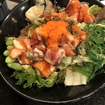 Ramen101 - Salmon and tuna poke bowl - Ramen Near Me - San Leandro, California