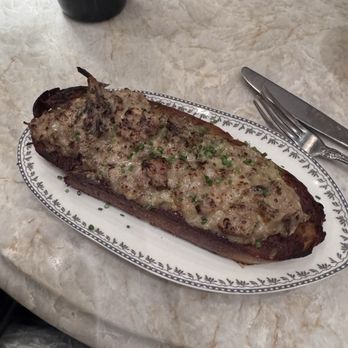 Bar Tutto - Sausage and Mushroom Crostini - Italian Near Me - Chicago, Illinois Bar Tutto - Sausage and Mushroom Crostini - Italian Near Me - Chicago, Illinois