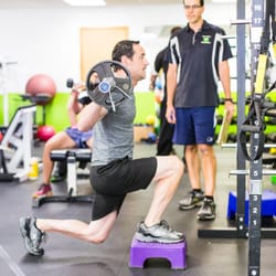 PSCP Training - PSCP Trainer/Manager Andy Molick is working with his client John who is a BMX racer.
