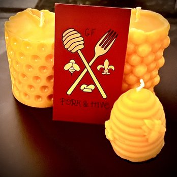 Fork And Hive - Candles made using wax from our hives and only organic essentials oils - Personal Chefs Near Me Fork And Hive - Candles made using wax from our hives and only organic essentials oils - Personal Chefs Near Me