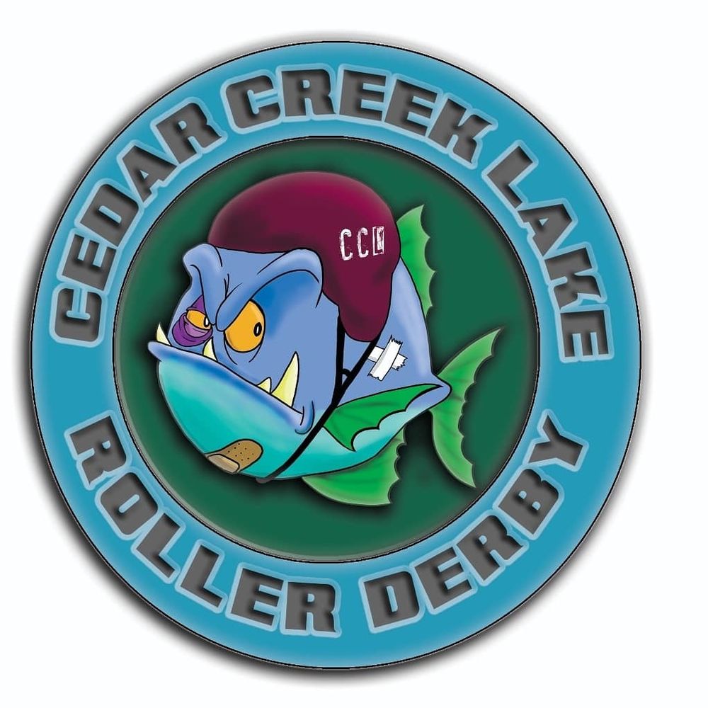 Cedar Creek Lake Roller Derby Logo