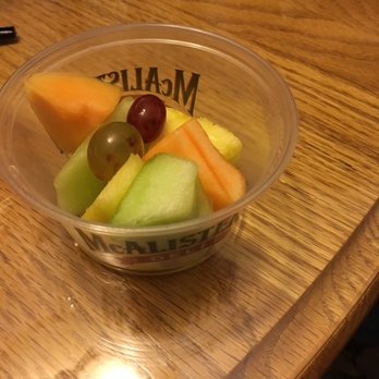McAlister's Deli - My to go cup of fruit: $2.50 Compare it to what it looks like on the menu: enough said - Sandwiches Near Me - Lubbock, Texas McAlister's Deli - My to go cup of fruit: $2.50 Compare it to what it looks like on the menu: enough said - Sandwiches Near Me - Lubbock, Texas
