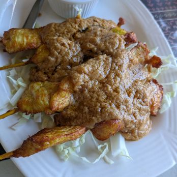 Thai Issan Cuisine - Chicken satay - Thai Near Me - Honolulu, Hawaii Thai Issan Cuisine - Chicken satay - Thai Near Me - Honolulu, Hawaii