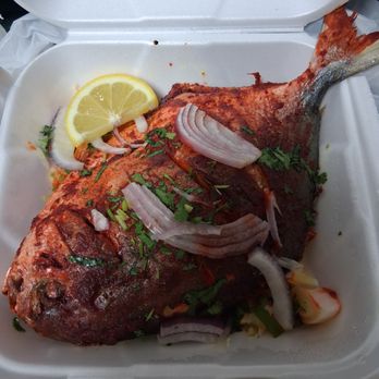 JJ'S Curry's and Biryani - Delicious Pomfret Fish Tandoor. It's not a filet. - Indian Near Me - Columbia, South Carolina JJ'S Curry's and Biryani - Delicious Pomfret Fish Tandoor. It's not a filet. - Indian Near Me - Columbia, South Carolina