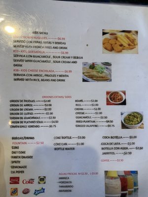 Menu photo 3 Las Maria’s Restaurant Plano, TX