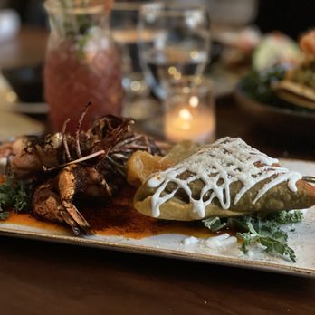 Flor De Maiz - Camarones Tigre con Tetela - Cocktail Bars Near Me - Santa Barbara, California