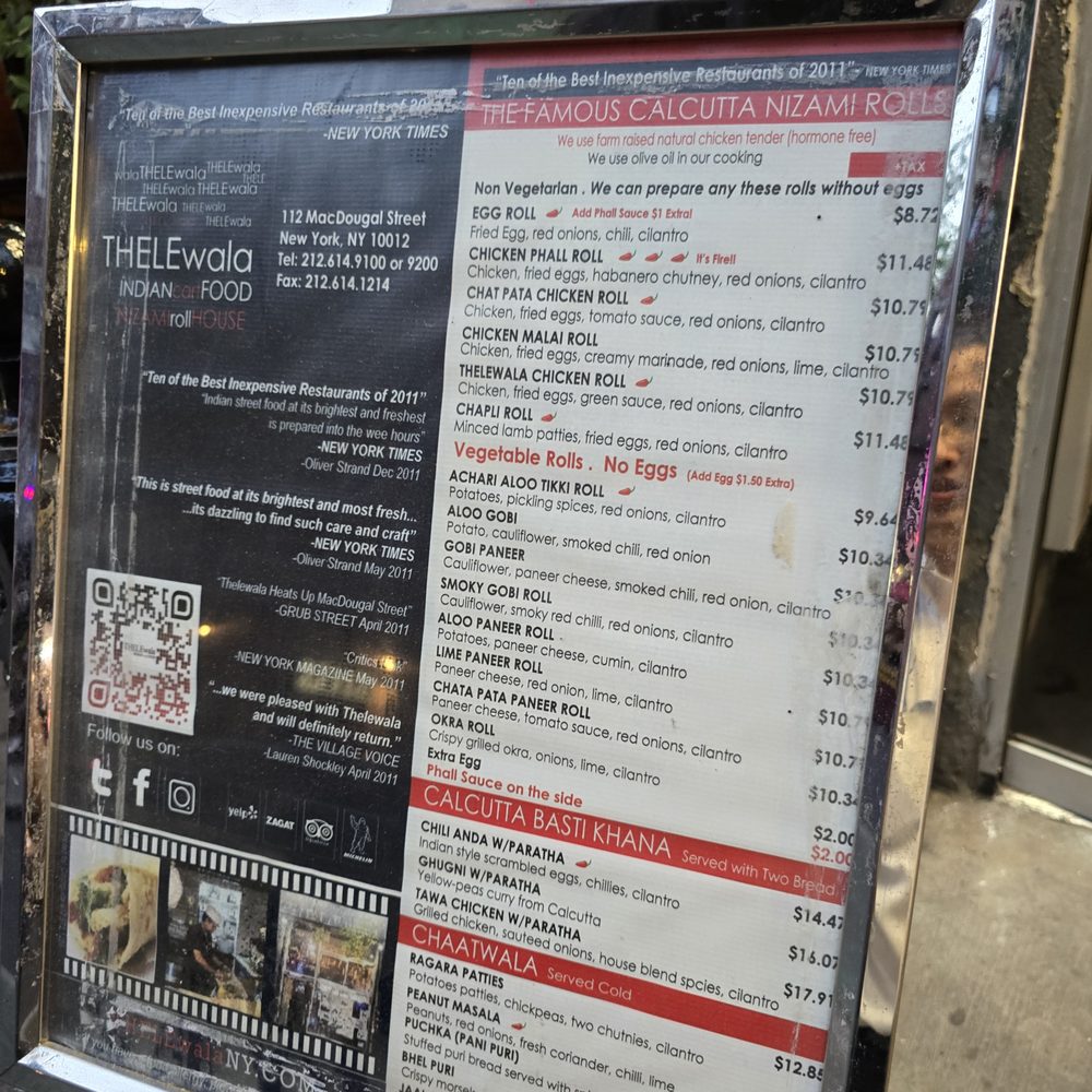 Thelewala - menu - Indian Near Me - New York, New York Thelewala - menu - Indian Near Me - New York, New York