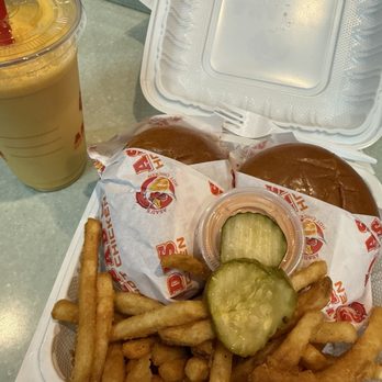 Asad’s Hot Chicken - 2 Asads 2 - 2x Sliders With Fries and a mango lassi November 2025 - Chicken Shop Near Me - Philadelphia, Pennsylvania Asad’s Hot Chicken - 2 Asads 2 - 2x Sliders With Fries and a mango lassi November 2025 - Chicken Shop Near Me - Philadelphia, Pennsylvania