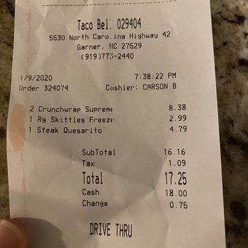 Taco Bell - Fast Food Near Me - Garner, North Carolina