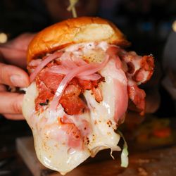 Bacchus Bar & Bistro - Pastrami Hot Sandwich