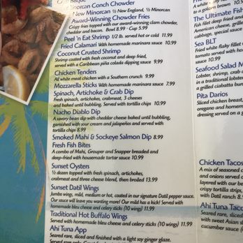 Sunset Grille - Seafood Near Me - Saint Augustine, Florida Sunset Grille - Seafood Near Me - Saint Augustine, Florida