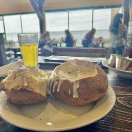 Award Winning Clam Chowder in a bread bowl Award Winning Clam Chowder in a bread bowl