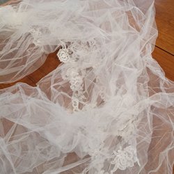 Anton's Cleaners - Wedding veil post-Anton's
