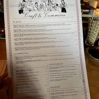 Craft & Commerce - Menu 3/2023 - Gastropubs Near Me - San Diego, California Craft & Commerce - Menu 3/2023 - Gastropubs Near Me - San Diego, California