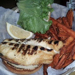 Grilled Trout Sandwich
