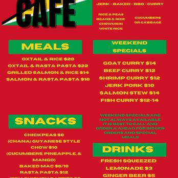 G&T Cafe - menu - Caribbean Near Me - Colonie, New York G&T Cafe - menu - Caribbean Near Me - Colonie, New York