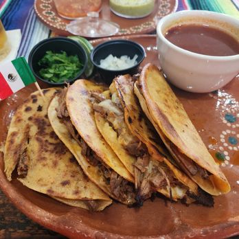 Guacatacos - Mexican Cantina - Birria tacos with cheese (additional charge) - Mexican Near Me - Weston, Florida