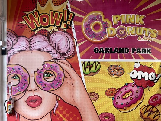 Pink Love Donuts and more by null