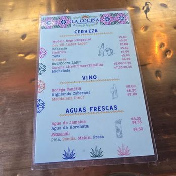 La Cocina Méxicana Restaurant - Menu - Mexican Near Me - Dixon, California