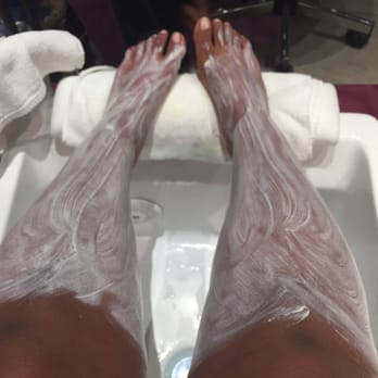 Cachet Nail Boutique - Pina Colada Pedicure - Nail Salons Near Me - Charlotte, North Carolina