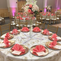 Beautiful flowers and table settings by Princess Castle Events Beautiful flowers and table settings by Princess Castle Events
