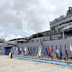 Battleship Missouri Memorial - Entrance to and ship's deck
