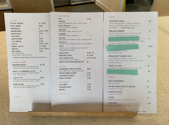 Menu photo 7 Mast Coffee Sacramento, CA Menu photo 7 Mast Coffee Sacramento, CA