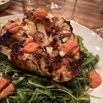 Black and Blue Steak and Crab - Mouthful: (Cauliflower 'Steak') - Seafood Near Me - Albany, New York