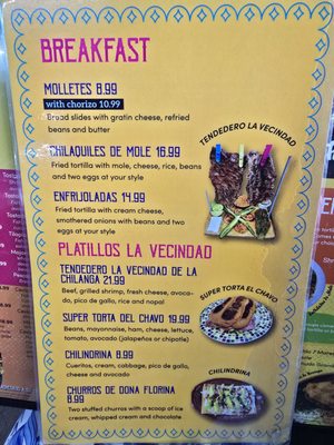 Menu photo 2 Las Hijas De La Chilanga Denver, CO