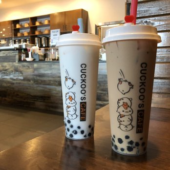 Cuckoo's Cafe - Two bubble teas. - Taiwanese Near Me - Doraville, Georgia