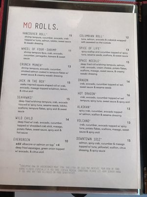Menu photo 7 Sushi Mo Vancouver, WA